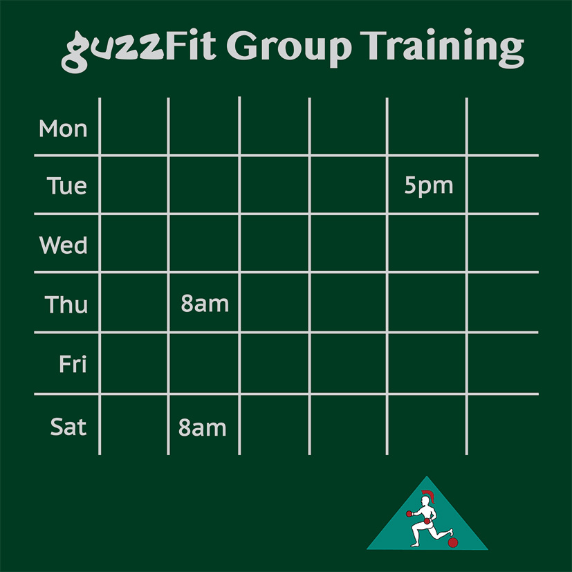 Group training timetable Traralgon guzzFIT