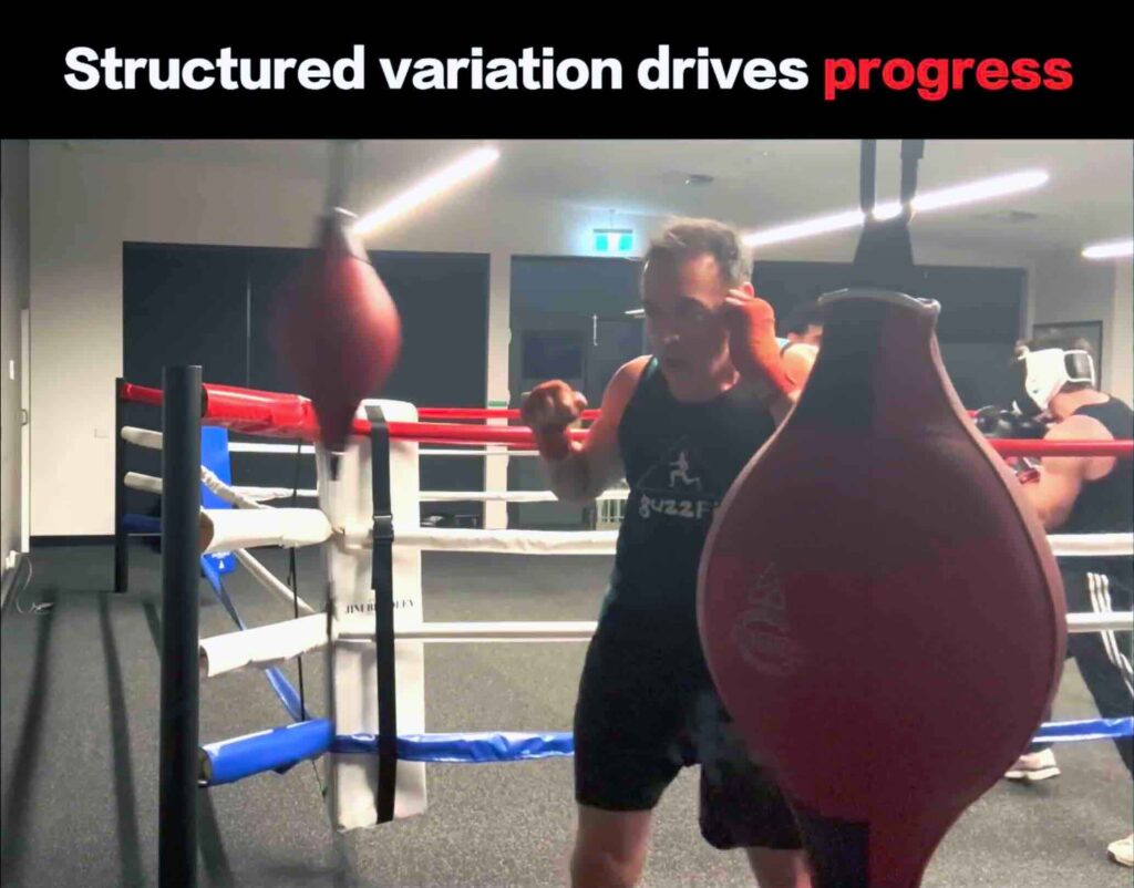 Floor to ceiling boxing training in Traralgon improving coordination and conditioning